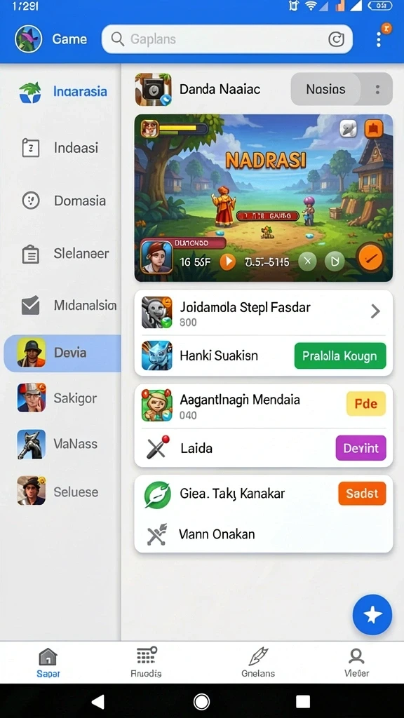 Grafis yang memikat dan penuh warna.