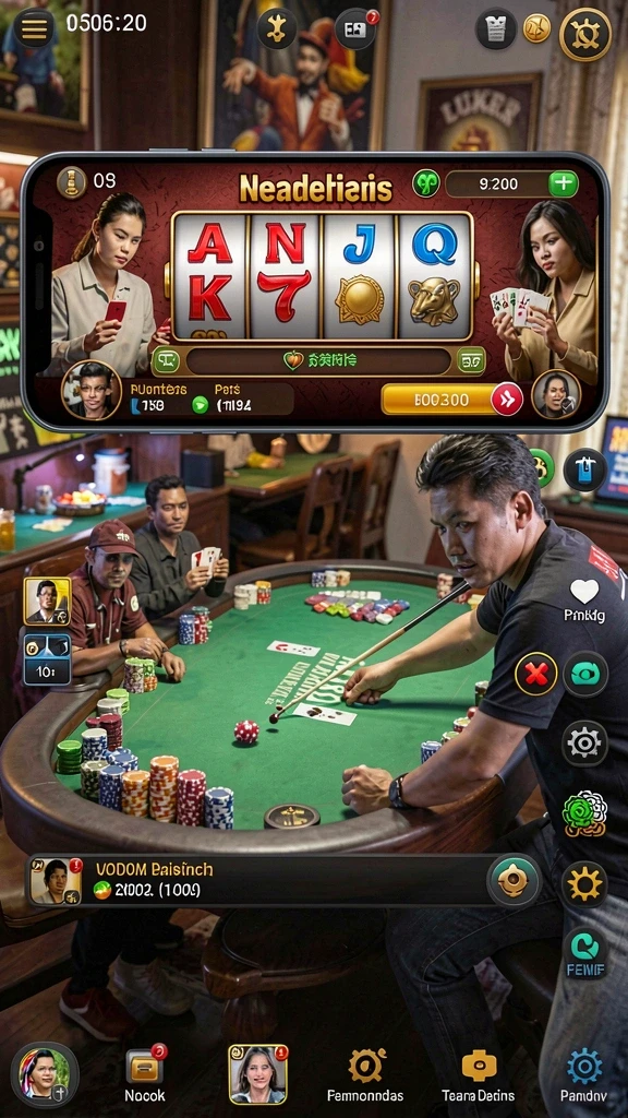 Screenshot yang menampilkan tantangan seru di dalam game.