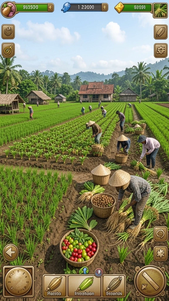 Tangkapan layar menggambarkan karakter unik dalam 6CF.