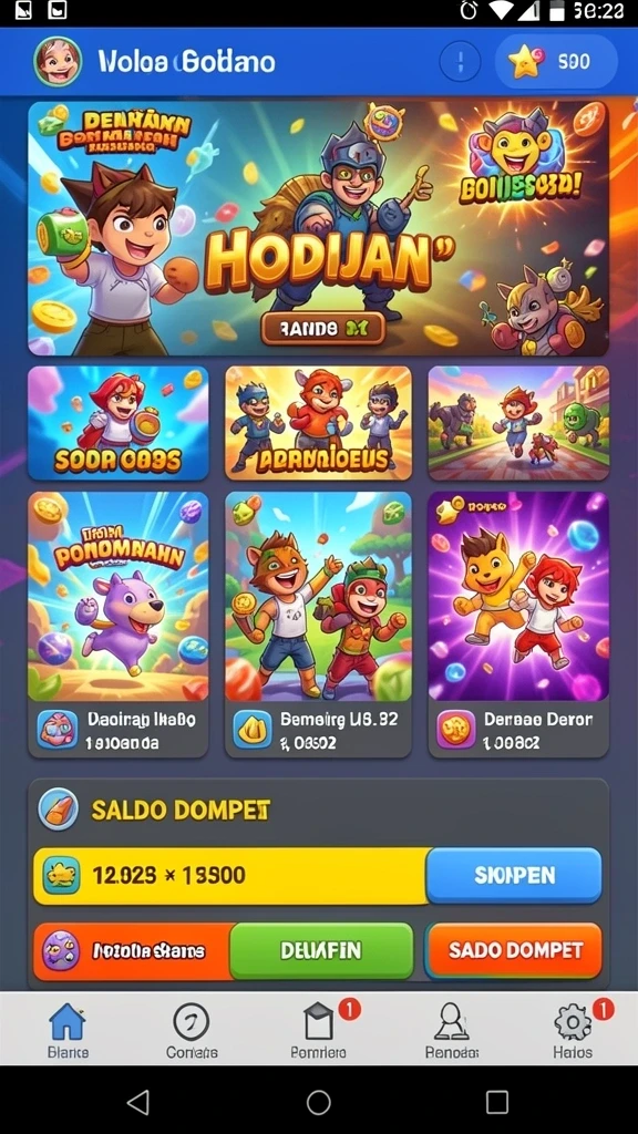 Menu pilihan karakter yang beragam di 8HHH.