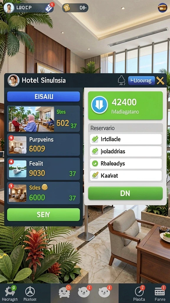 Fitur mode permainan yang beragam dan seru.