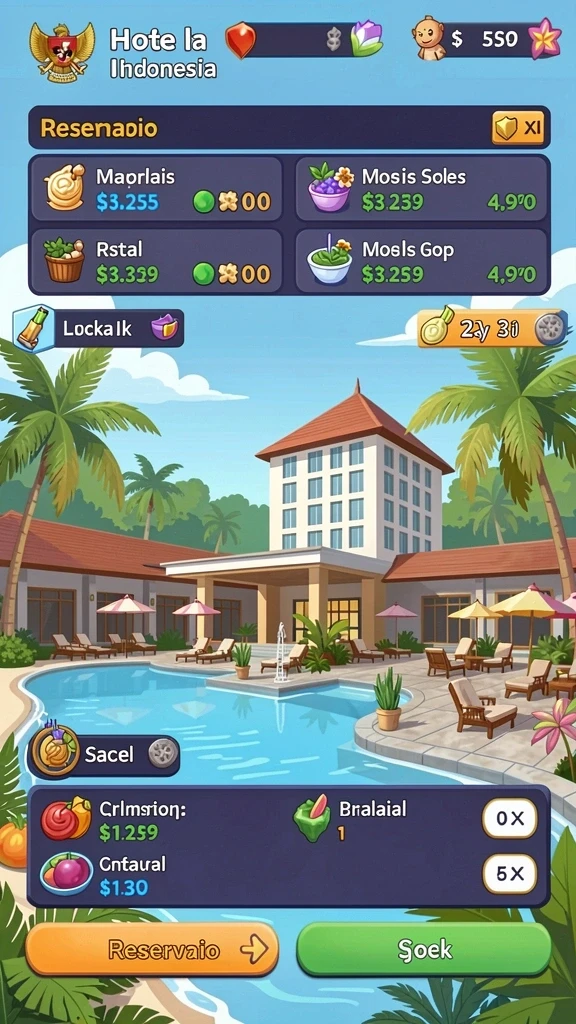 Tampilan antarmuka yang menarik dan user-friendly.