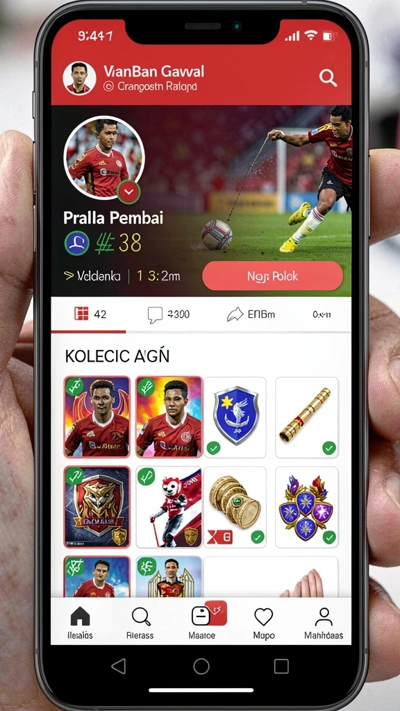 Fitur sosial untuk berinteraksi dengan teman-teman dalam game.
