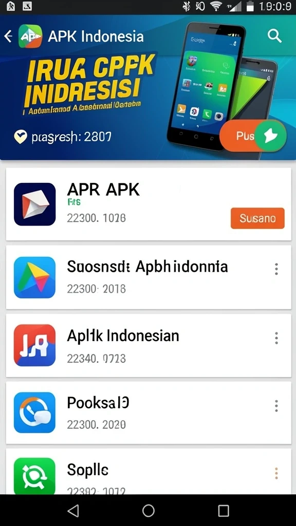 Tampilan awal yang menawan dan ramah pengguna.
