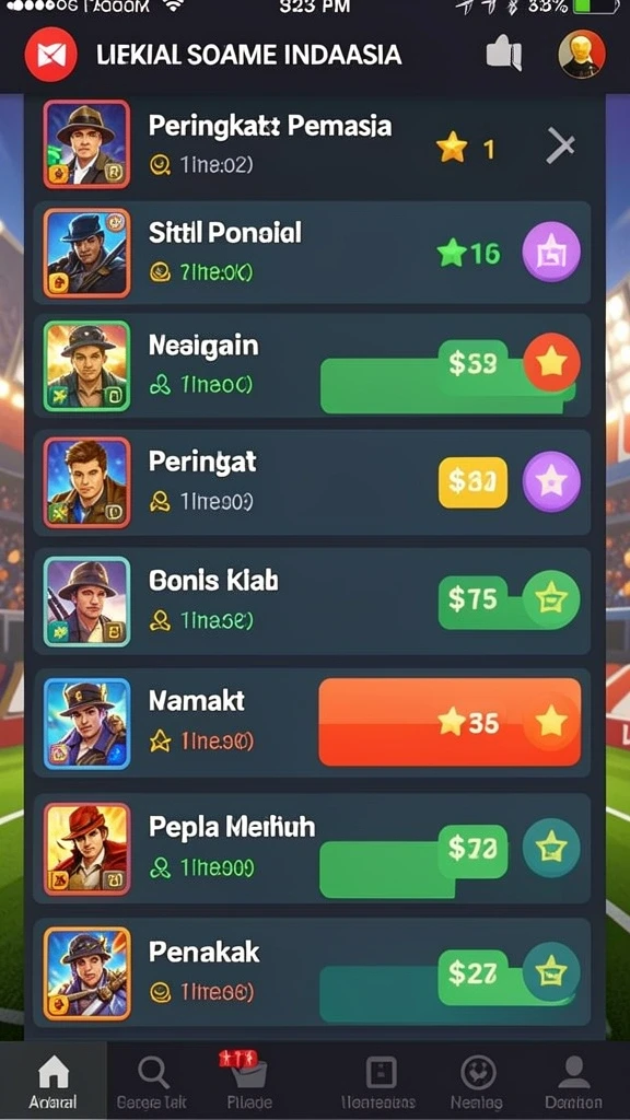 Karakter unik dengan kemampuan khusus yang berbeda.
