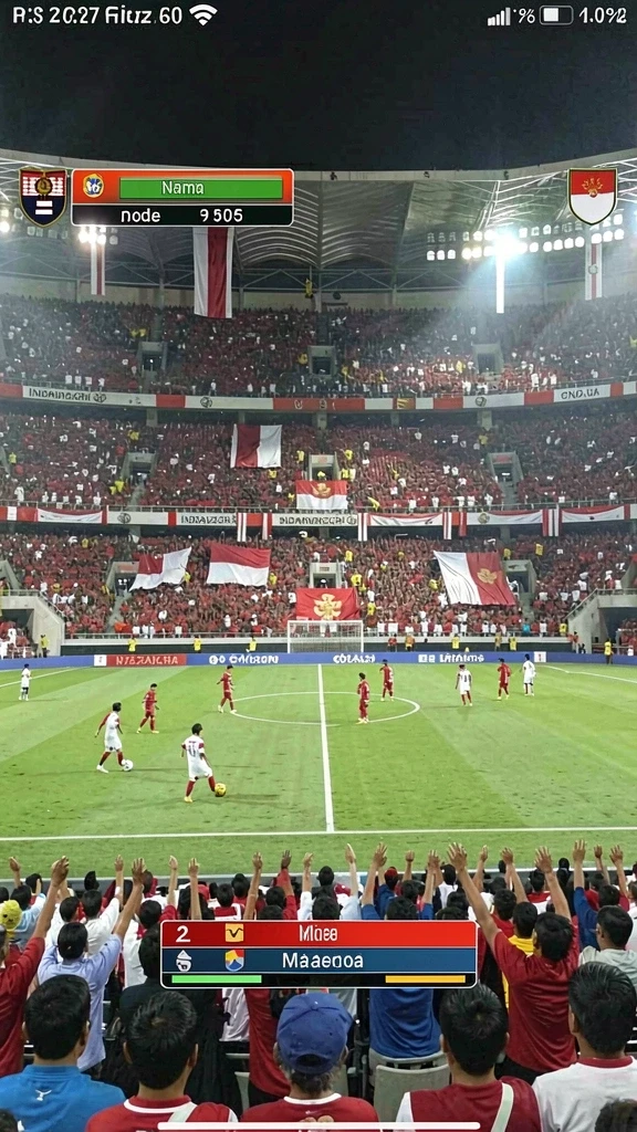 Layar permainan dengan berbagai karakter unik.