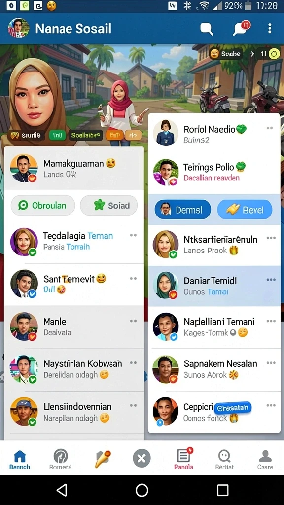Pemain sedang menikmati hadiah menarik.