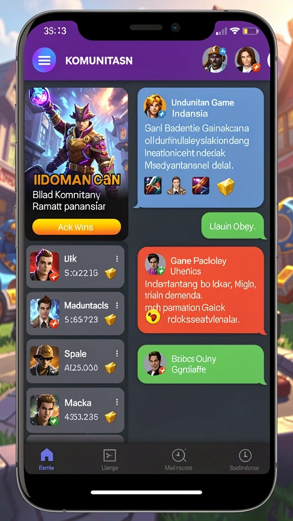 Salah satu level menantang di EZ338 dengan grafik yang memukau.