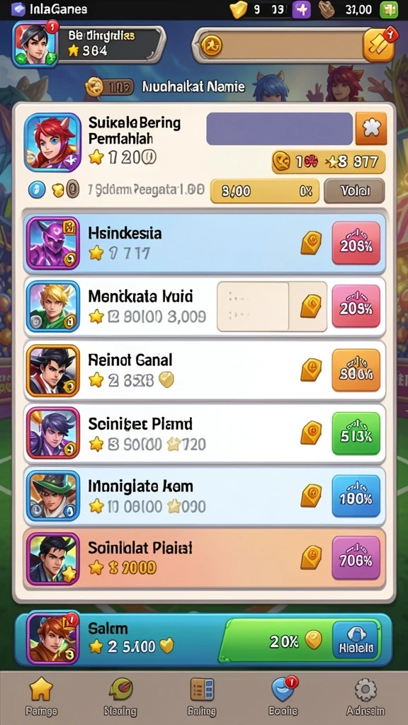Karakter unik dengan kemampuan spesial.
