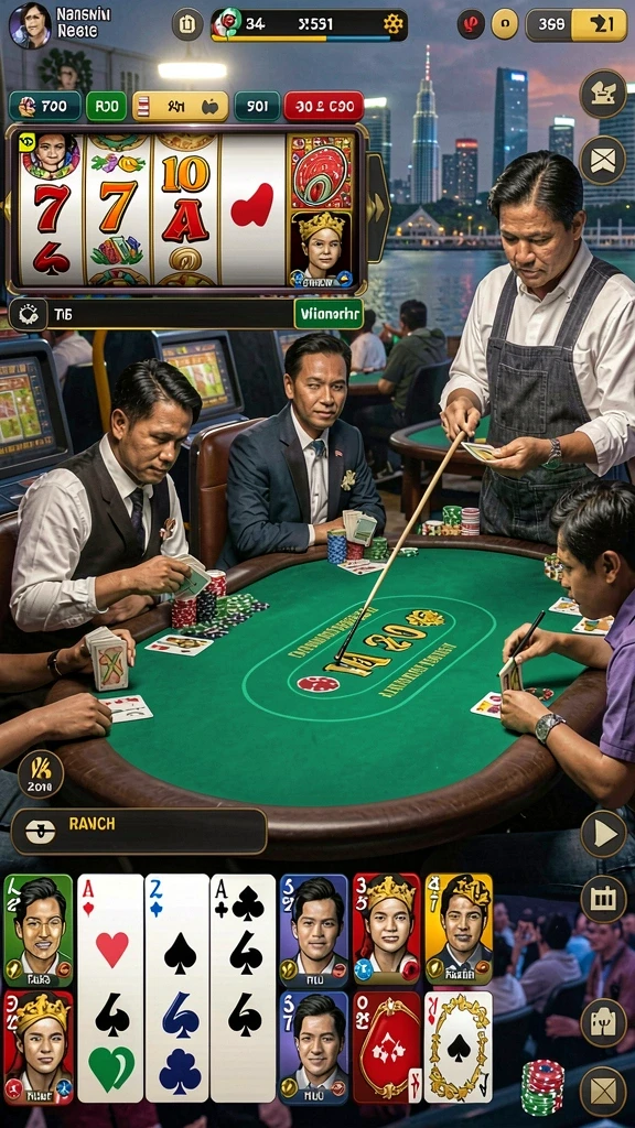 Tampilan permainan dengan grafis yang menarik.