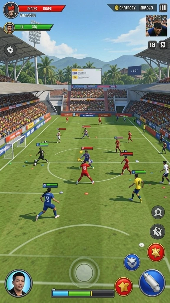 Tangkapan layar memperlihatkan fitur mode multiplayer yang seru.