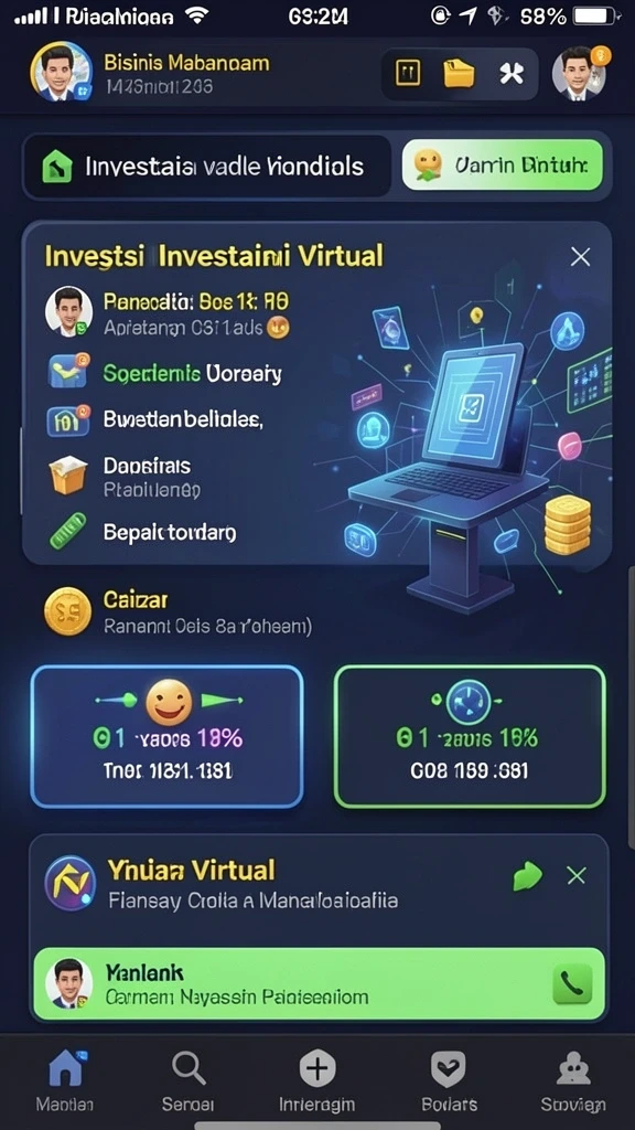 Tampilan awal yang menarik dan intuitif.