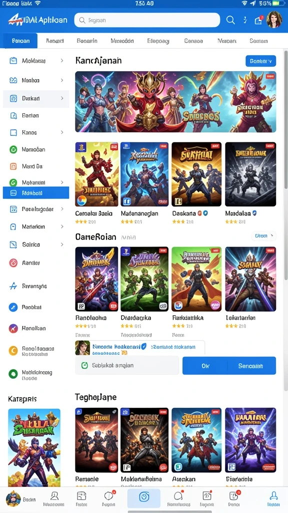 Mode permainan yang kompetitif dan seru.