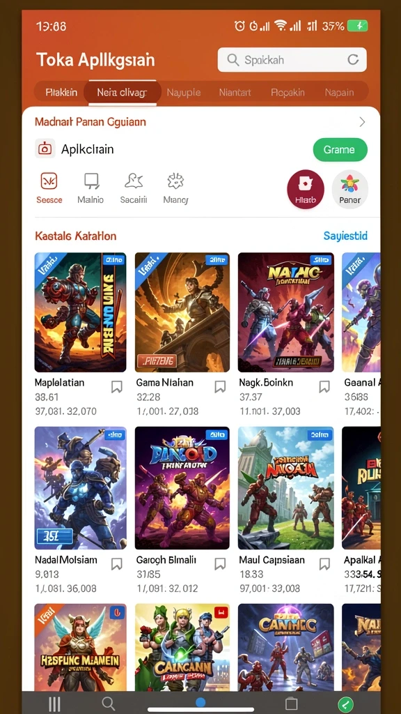 Tampilan antarmuka yang menarik dan intuitif.
