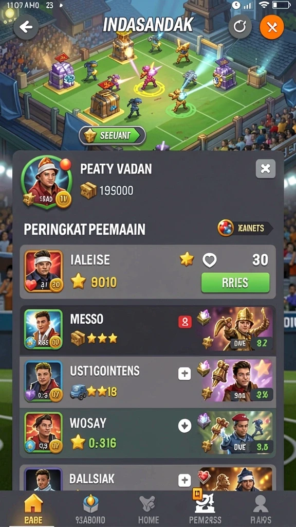 Tampilan antarmuka yang menarik dan mudah digunakan.