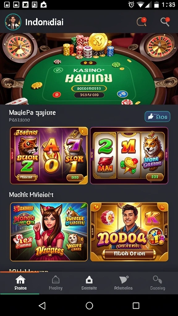 Antarmuka permainan KAKA303 yang mudah dipahami.