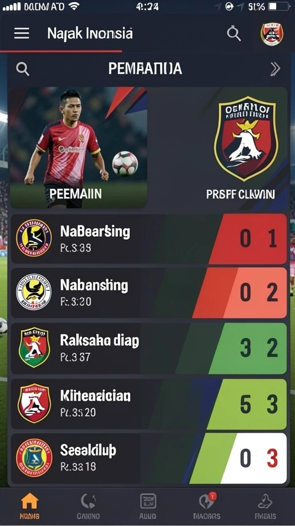 Tampilan antarmuka yang modern dan ramah pengguna.