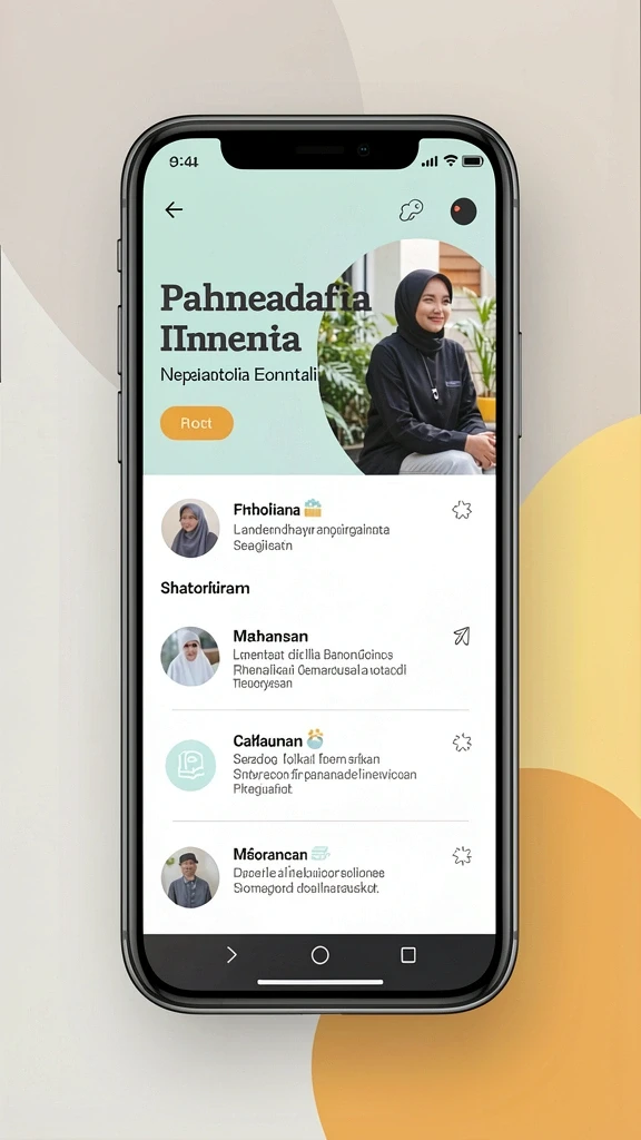 Tampilan menawan dengan efek visual yang memukau.