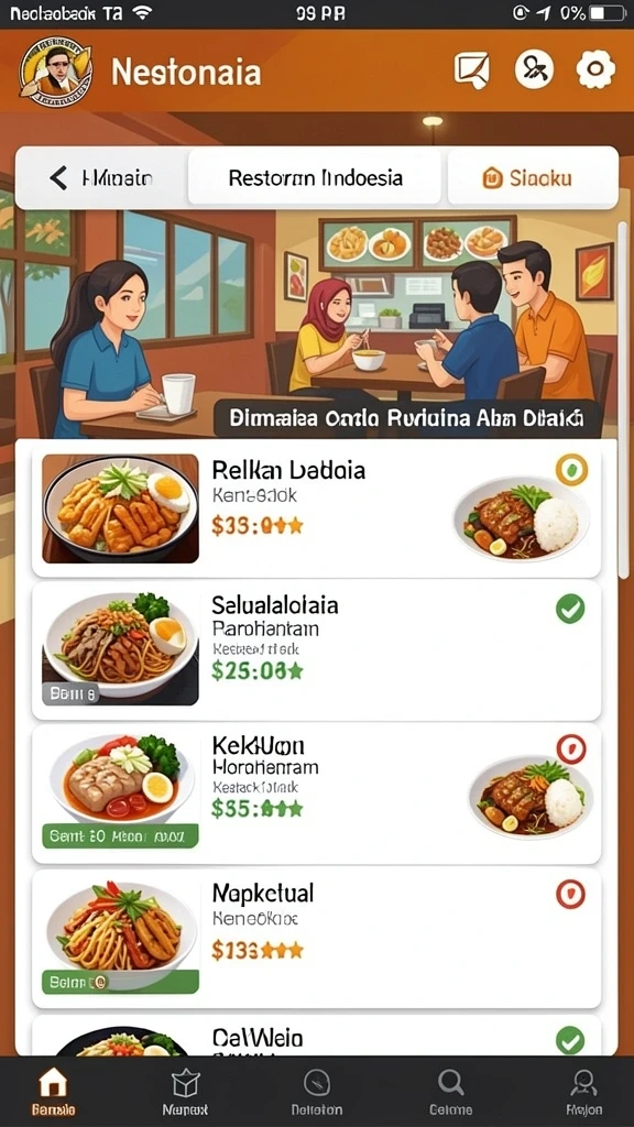 Tampilan antarmuka yang mudah digunakan.