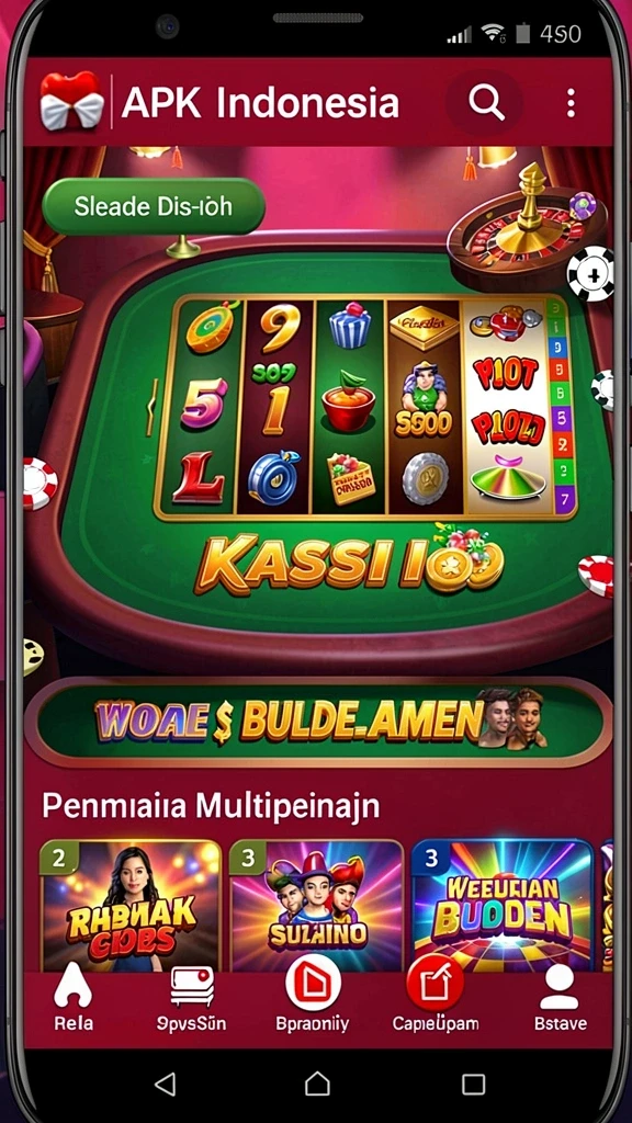 Fitur bonus dan promosi yang menarik.