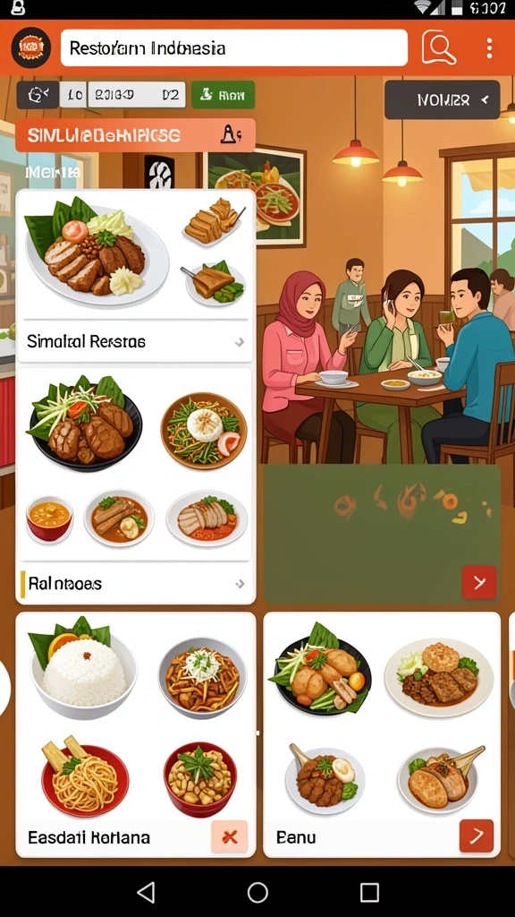 Tampilan antarmuka yang ramah pengguna dan menarik.