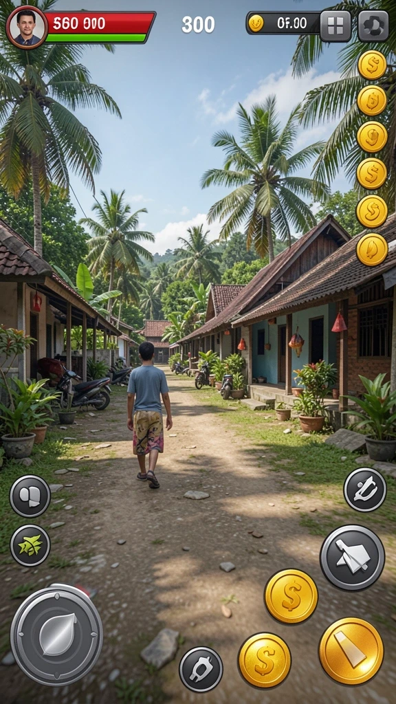 Fitur multiplayer yang memungkinkan bermain bersama teman.