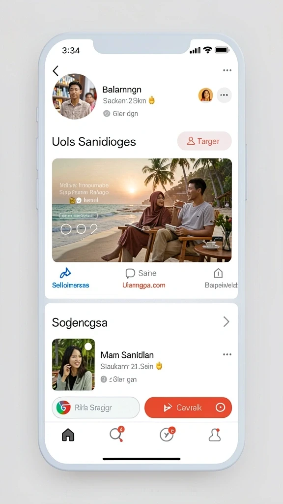 Fitur interaktif yang memungkinkan chat antar pemain.