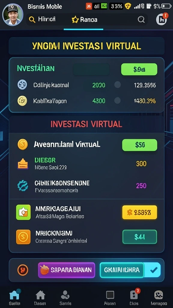 Tampilan antarmuka yang ramah pengguna dan menarik.