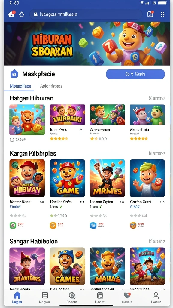 Karakter unik yang dapat dipilih sesuai gaya bermain.