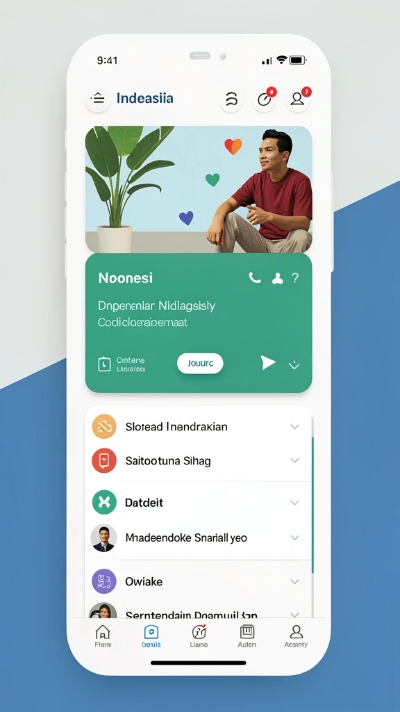 Tampilan menu utama yang menarik dan mudah dinavigasi.