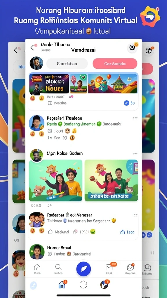 Fitur chat memungkinkan komunikasi antar pemain dengan mudah.