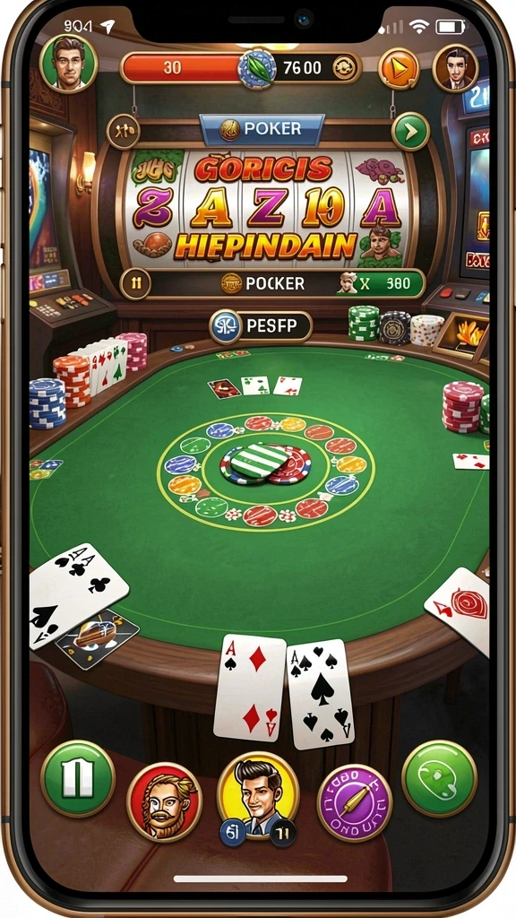 Fitur live dealer yang memungkinkan interaksi nyata.