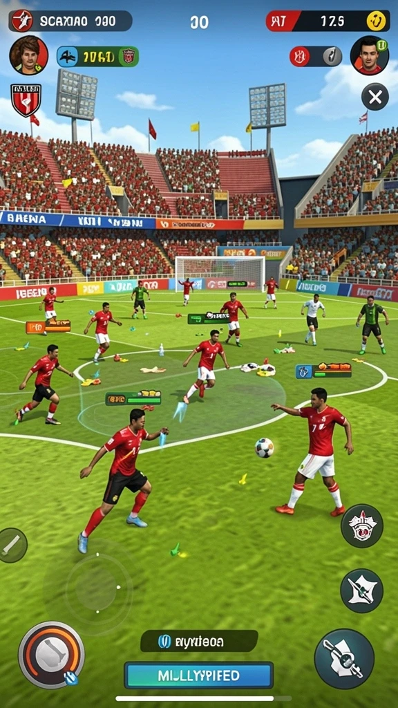 Mode multiplayer yang seru dan kompetitif.